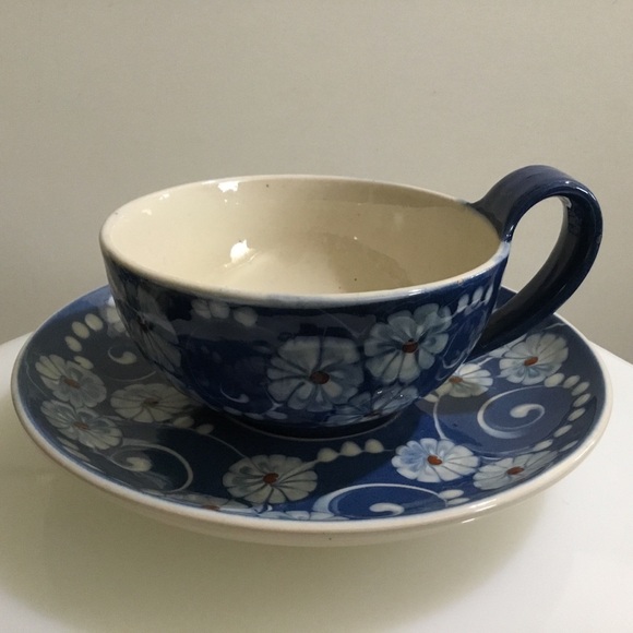 RARE ANTIQUE HAK Denmark 🇩🇰 pottery ‘Marguerit’ or ‘Margueritte’ pattern trio - Picture 6 of 14